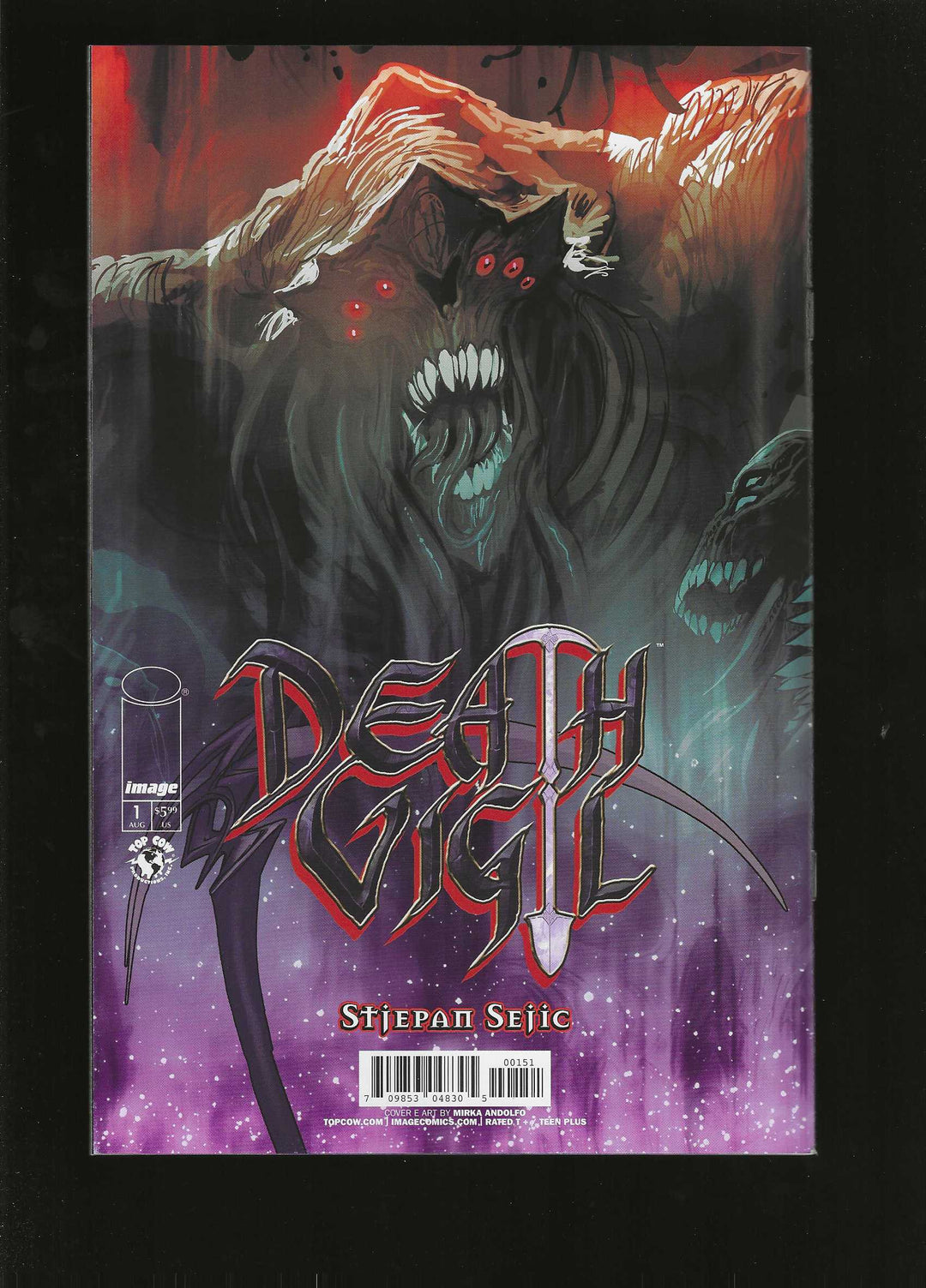 Death Vigil (2026) #1 (Of 6) Cover E (1:25) Mirka Andolfo Full Art Virgin Variant (Mature)