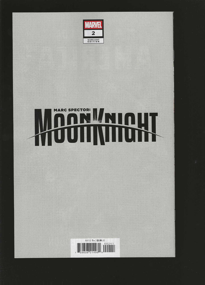 Marc Spector Moon Knight (2026) #2 Variant (1:50) Kaare Andrews Full Art Virgin Edition
