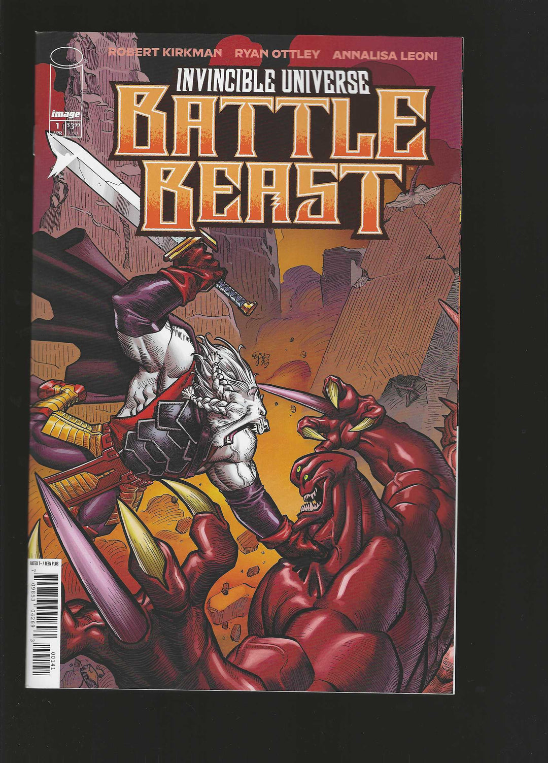 Invincible Universe Battle Beast #1 Cover D (1:10) Ej Su Variant