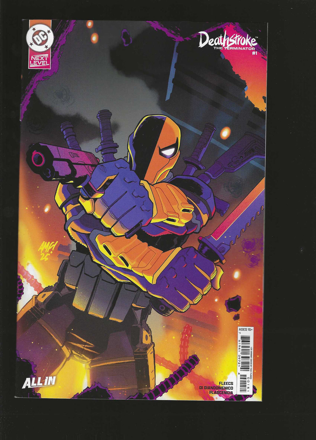 Deathstroke The Terminator (2026) #1 Cover G (1:25) Tony Fleecs Card Stock Variant