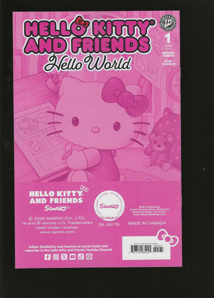 Hello Kitty And Friends Hello World #1 Variant H (1:50) (Zullo Uminga Full Art)