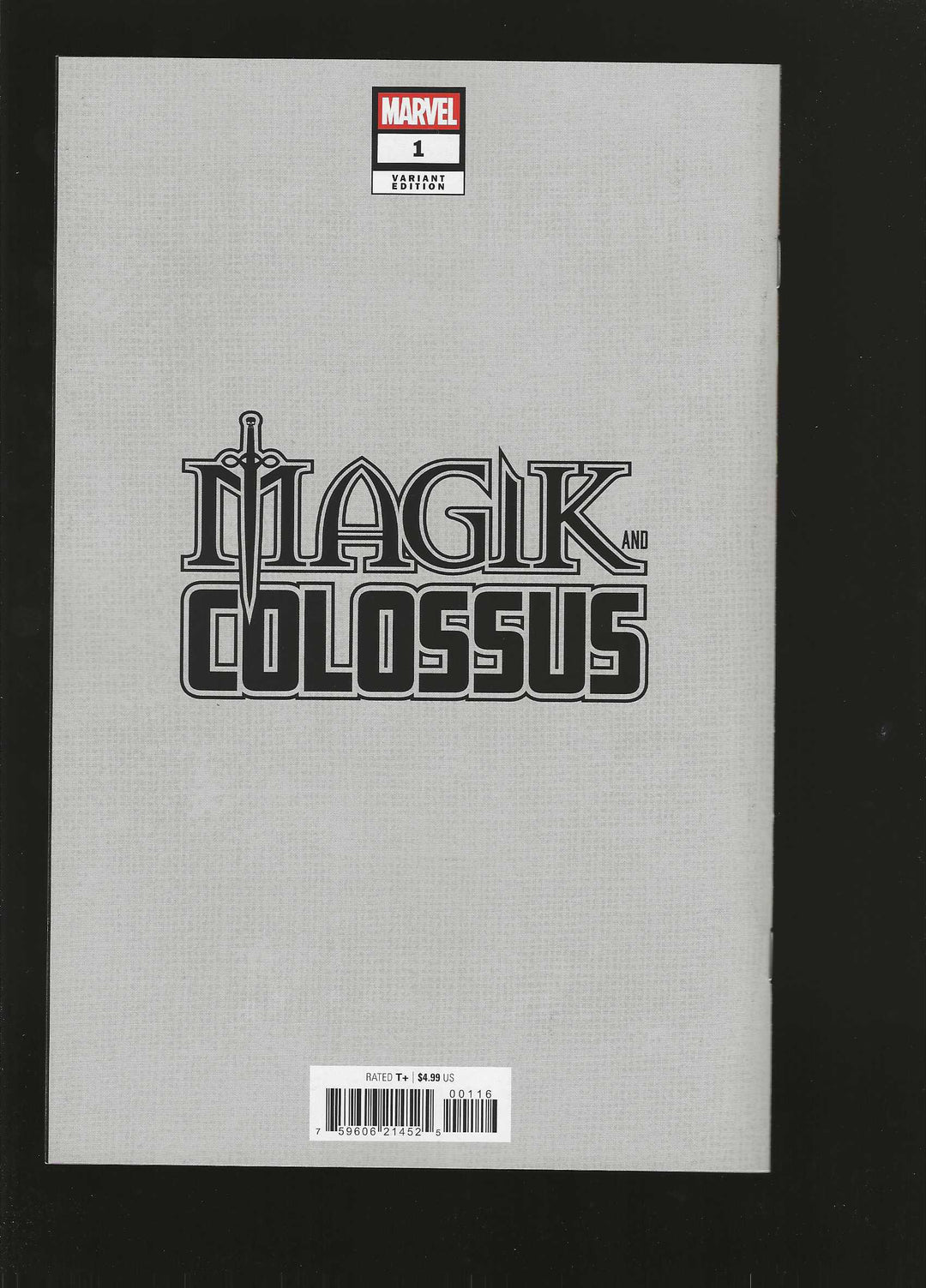 Magik & Colossus #1 Variant (1:100) Pablo Villalobos Full Art Virgin Edition