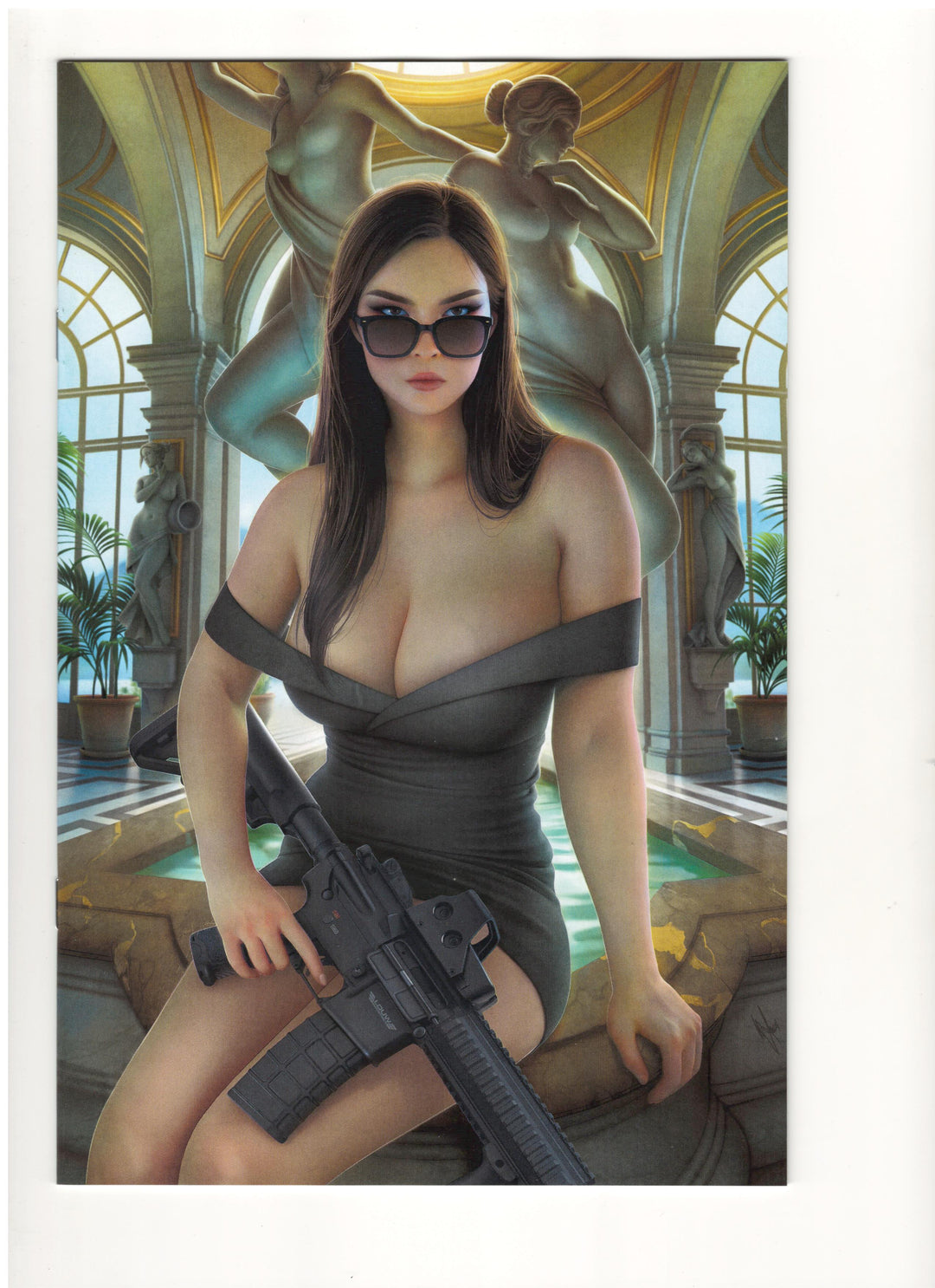 Gun Honey Collision Course #4 Cover H (1:10) Louw Virgin Variant Edition