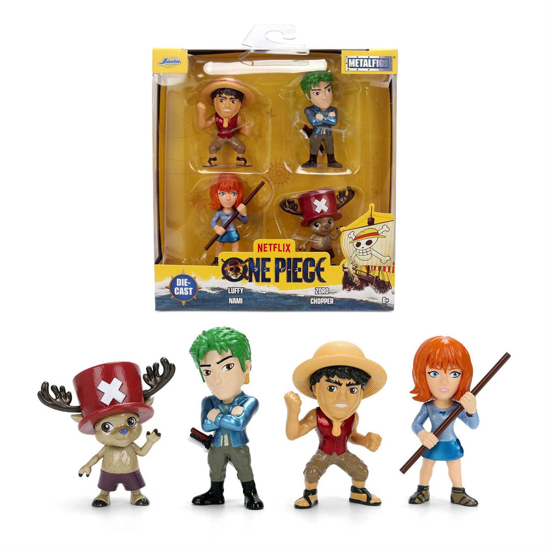One Piece - Netflix: Metalfig 4-pack (2.5-Inch)