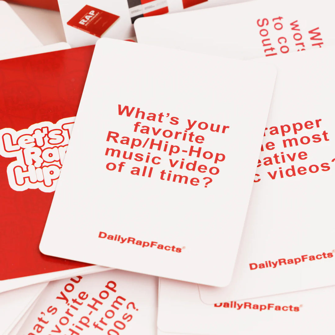 Let's Talk Rap & Hip-Hop (Conversation Starter Card Game)