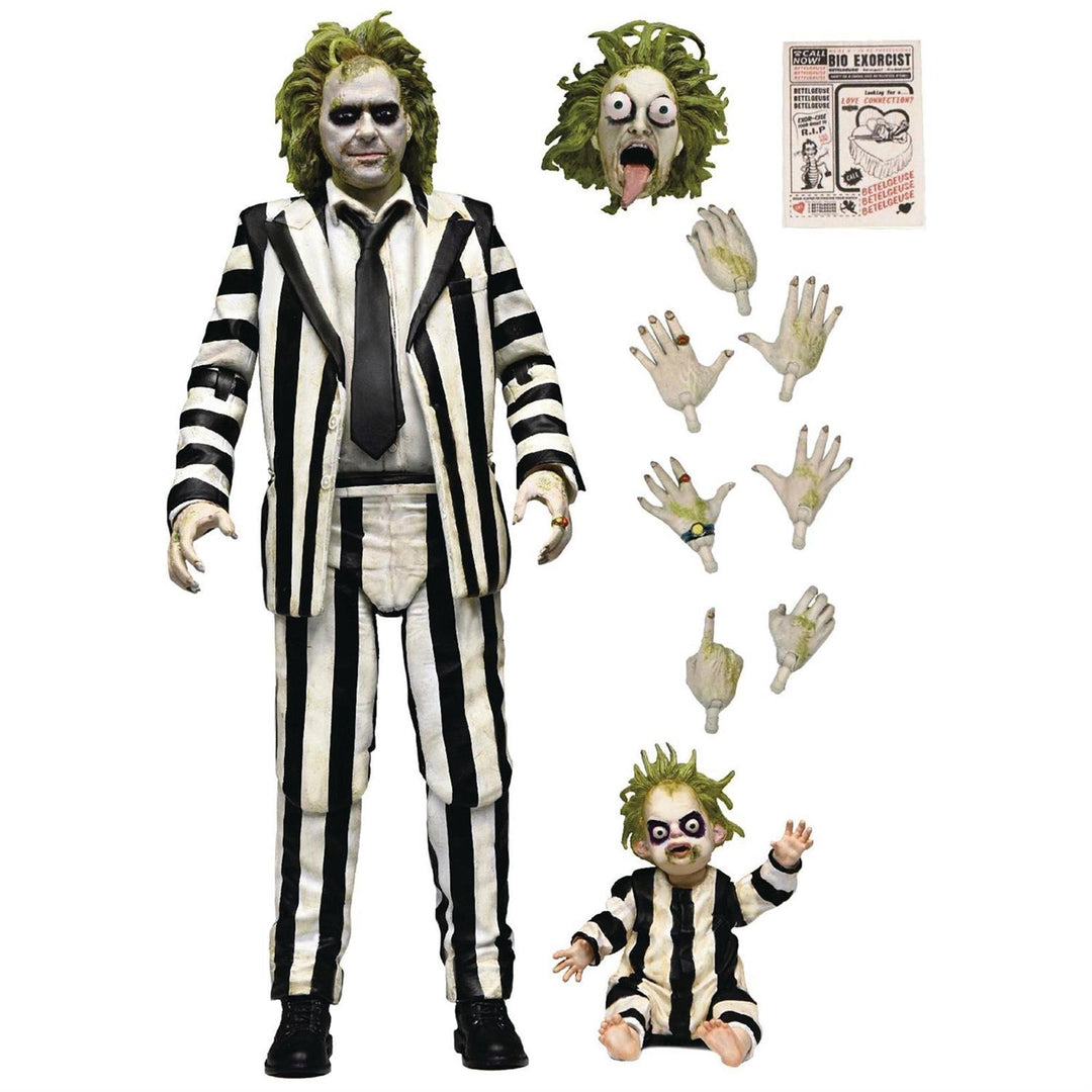 BEETLEJUICE BEETLEJUICE: ULT STRIPED SUIT - BEETLEJUICE (7IN AF)