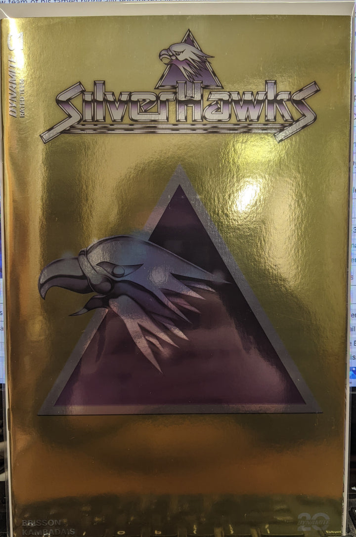 Silverhawks #1 Cover X (1:20) Symbol Foil Gold Variant Edition