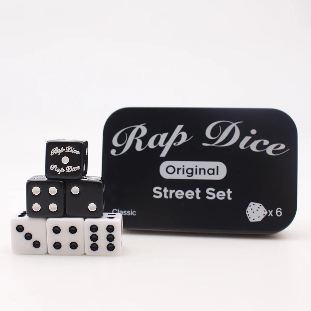 DailyRapFacts: Rap Dice (6-Piece Set) - 6 Sided Dice