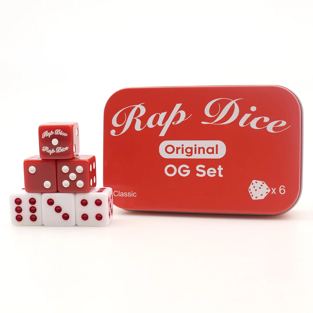 DailyRapFacts: Rap Dice (6-Piece Set) - 6 Sided Dice