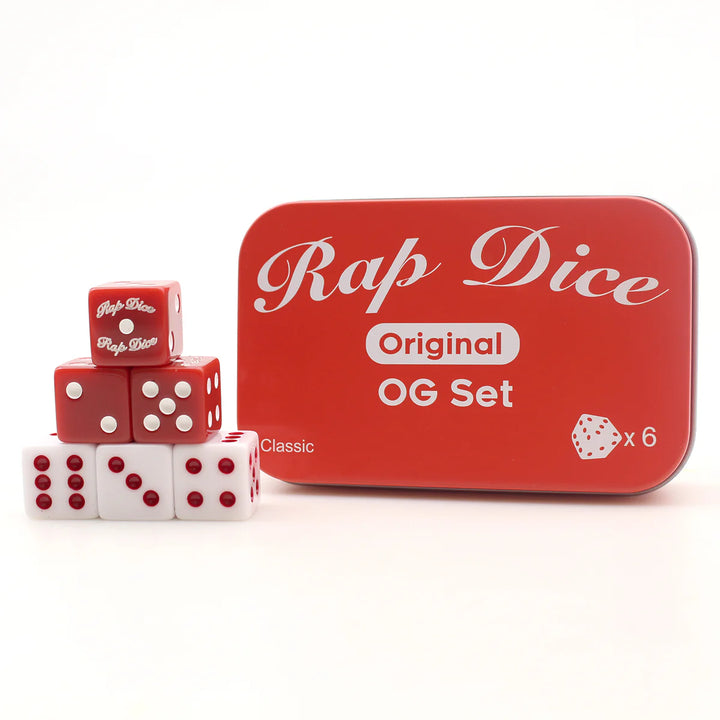 DailyRapFacts: Rap Dice (6-Piece Set) - 6 Sided Dice