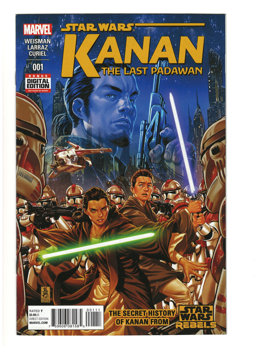 Star Wars: Kanan - The Last Padawan #1 - 1st App. of Kanan Jarrus and 1st Cameo App. of Sabine Wren, Ezra Bridger and Hera Syndulla <OXV-02>