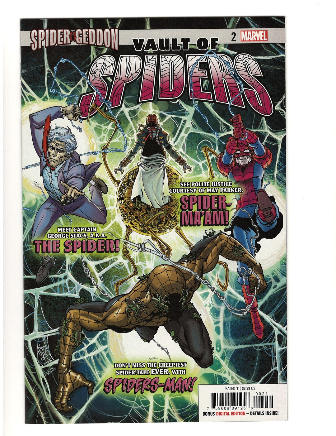 Vault Of Spiders #1 and #2 Complete Mini-Series - 1st App. of Spider-Byte, The Spider & Spider Cpt. Stacy <OXL-01>