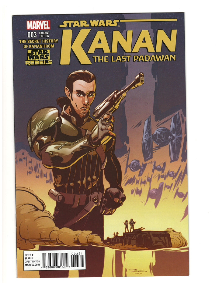 Star Wars: Kanan - The Last Padawan #3 Variant (1:15) Rebels Television Show Edition OXV-02