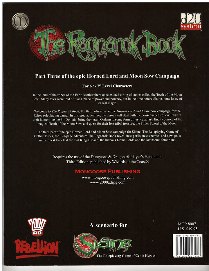 The Ragnarok Book (2002) TPB VF+/NM-