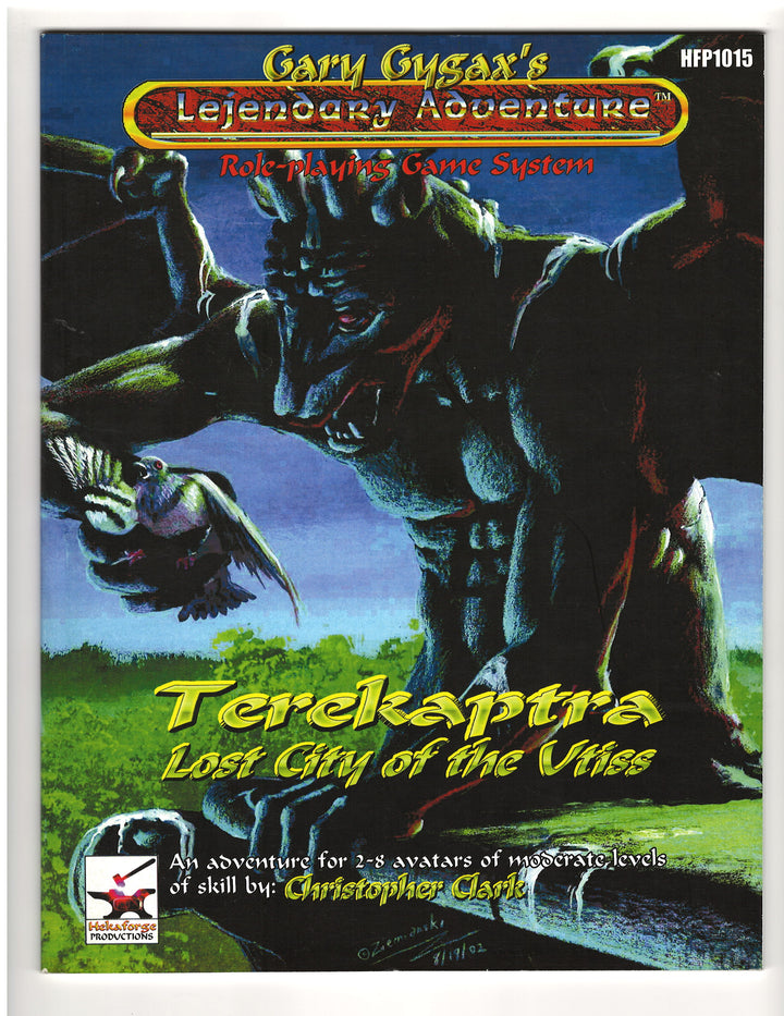 Terekaptra: Lost City of the Utiss (2004) - A Gary Gygax's Lejendary Adventure Module