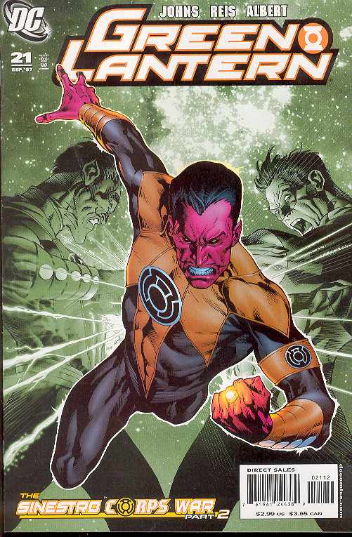 Green Lantern (2005) #21 [Sinestro Corps War - Part 2] Variant (2nd Print) <BIN>