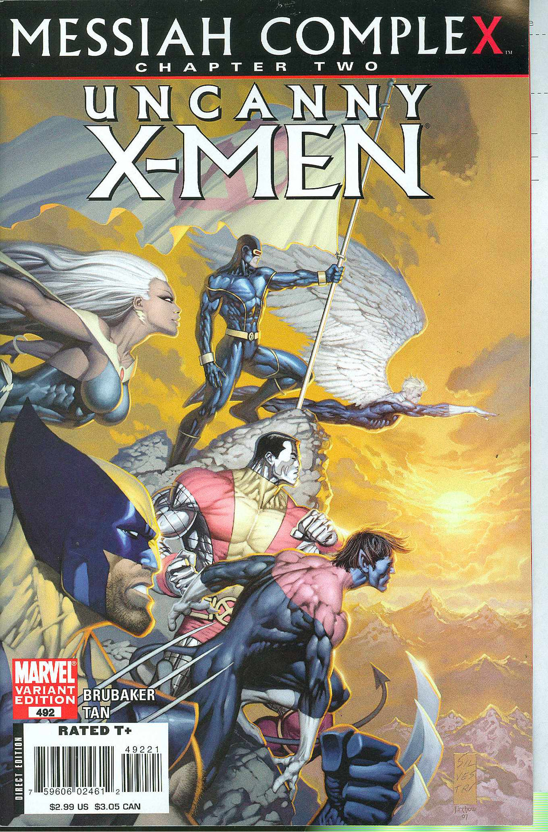 Uncanny X-Men (1963) #492 [Messiah Complex] Variant (1:20) Silvestri Edition