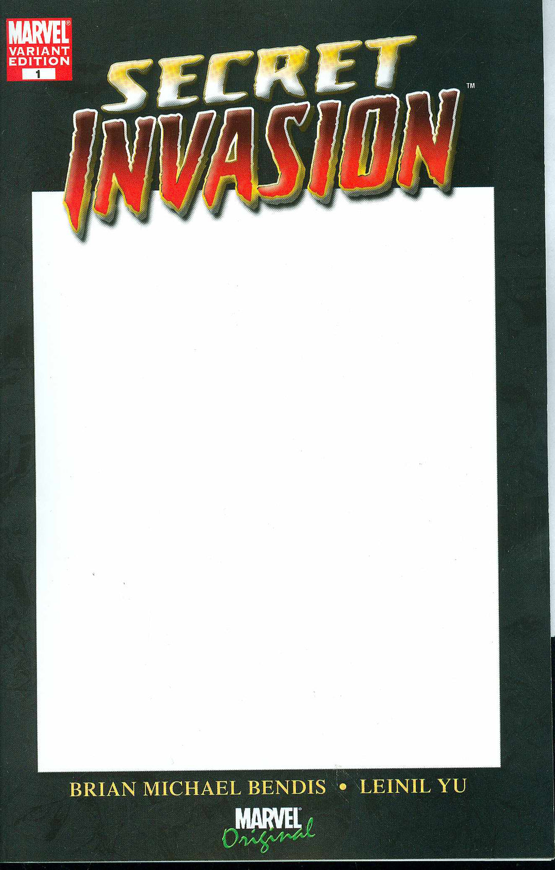 Secret Invasion (2008) #1 Blank Variant <BINS> <OFC>
