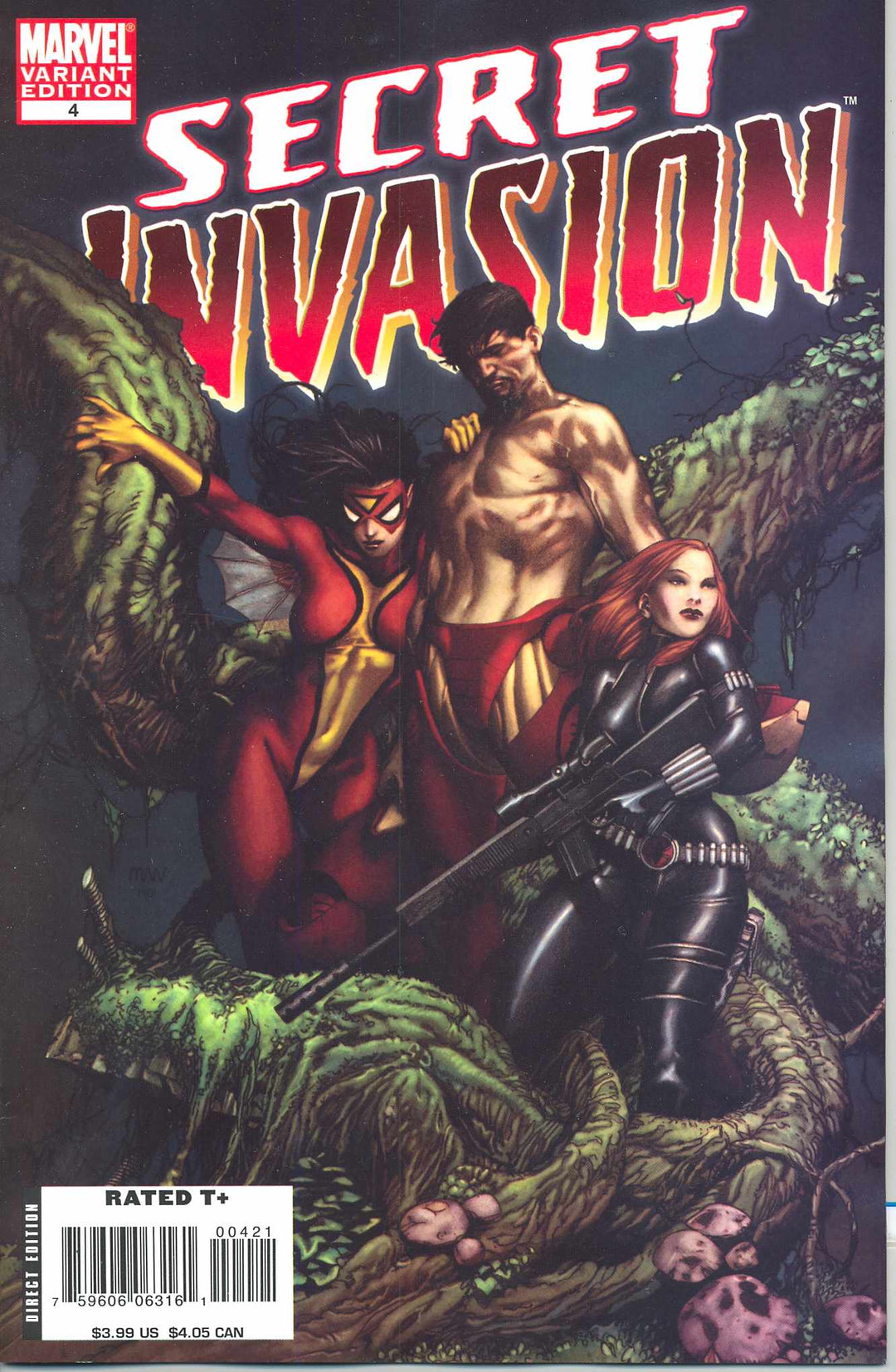 Secret Invasion (2008) #4 Variant (1:20) McNiven Edition <BINS>