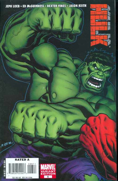 Hulk (2008) #6 Cover B Green Hulk <BINS>