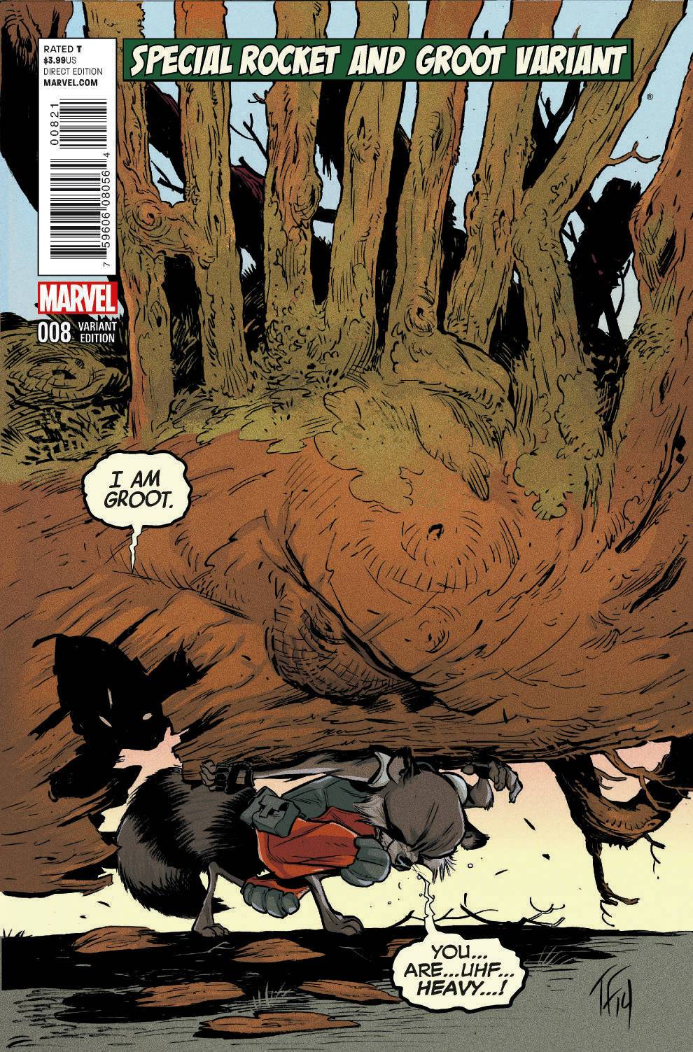 Hulk (2014) #8 Rocket Raccoon And Groot Variant <BINS>