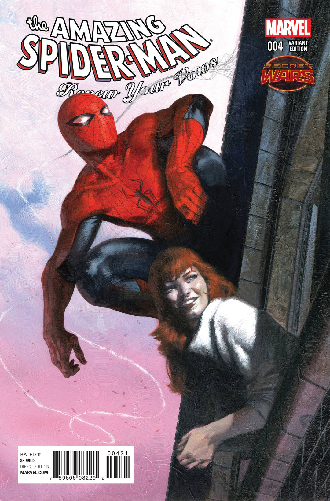 Amazing Spider-Man Renew Your Vows #4 [Secret Wars] Variant (1:25) Dellotto Edition <BINS>
