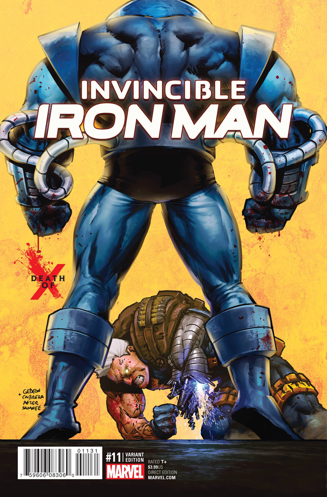 Invincible Iron Man (2015) #11 Death of X Variant <BINS>