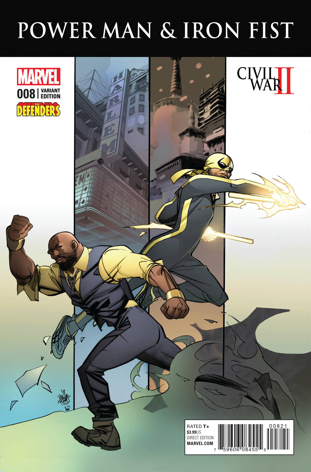 Power Man And Iron Fist (2016) #8 Defenders Variant <BINS>