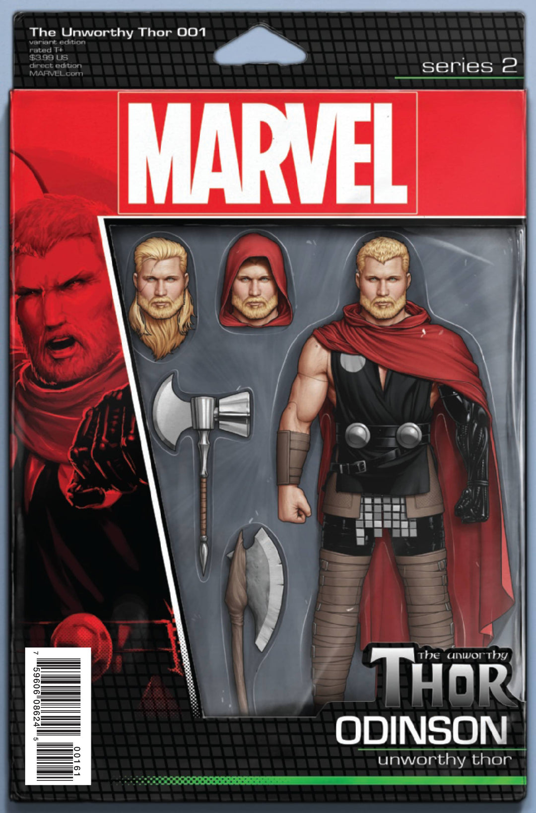 Now Unworthy Thor #1 (Of 5) Christopher Action Figure Variant