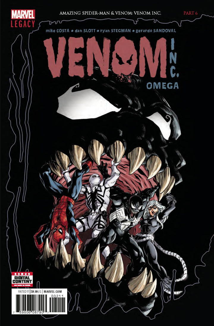 Amazing Spider-Man Venom Inc Omega #1 Leg <BIB25>