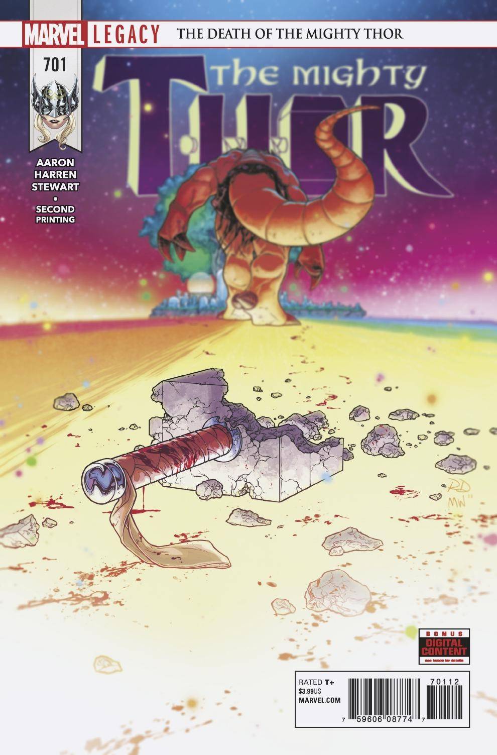 Mighty Thor (1966) #701 Variant (2nd Print) Dauterman Edition [LEG]