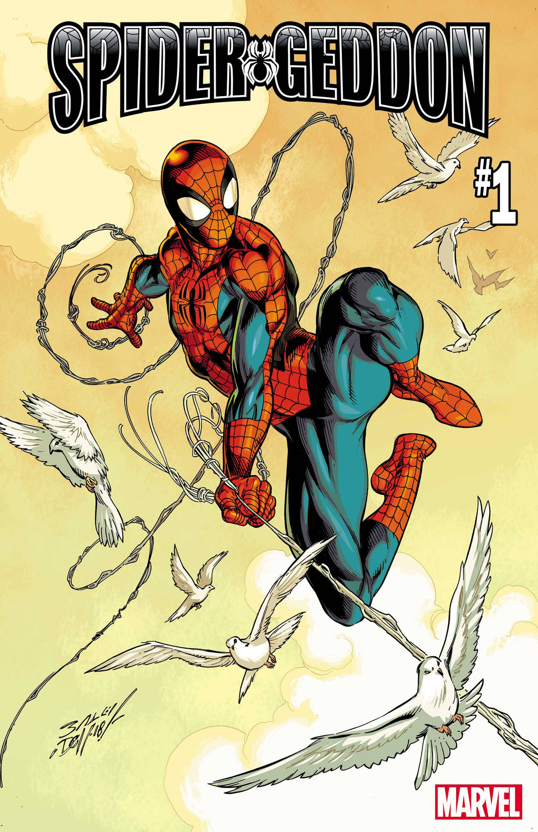 Spider-Geddon #1 (Of 5) Jorge Molina Spider-Man Variant OXV-02