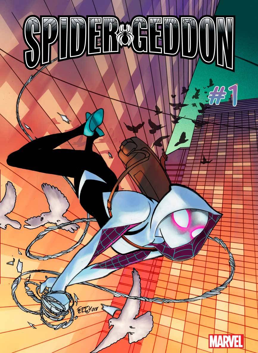 Spider-Geddon #1 (Of 5) Pasqual Ferry Spider-Gwen Variant OXV-02