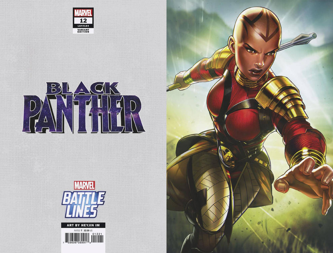 Black Panther (2018) #12 Heyjin Im Marvel Battle Lines Variant