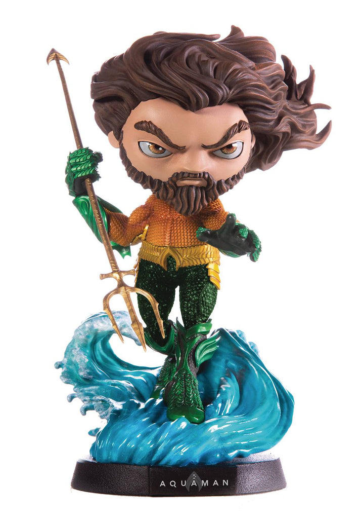 MiniCo Heroes DC Cinematic Aquaman Vinyl Statue