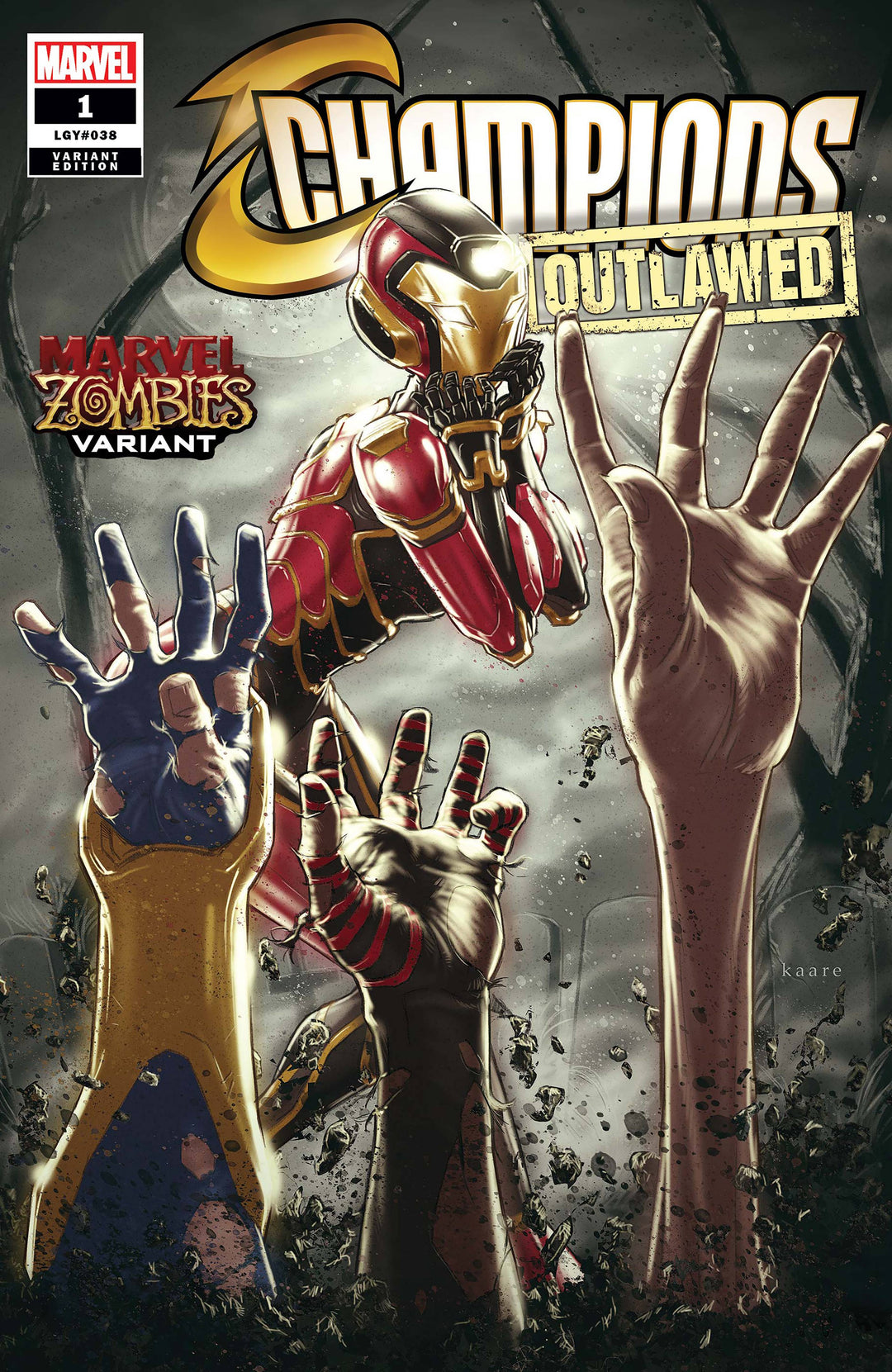 Champions (2020) #1 Andrews Marvel Zombies Variant <BINS>