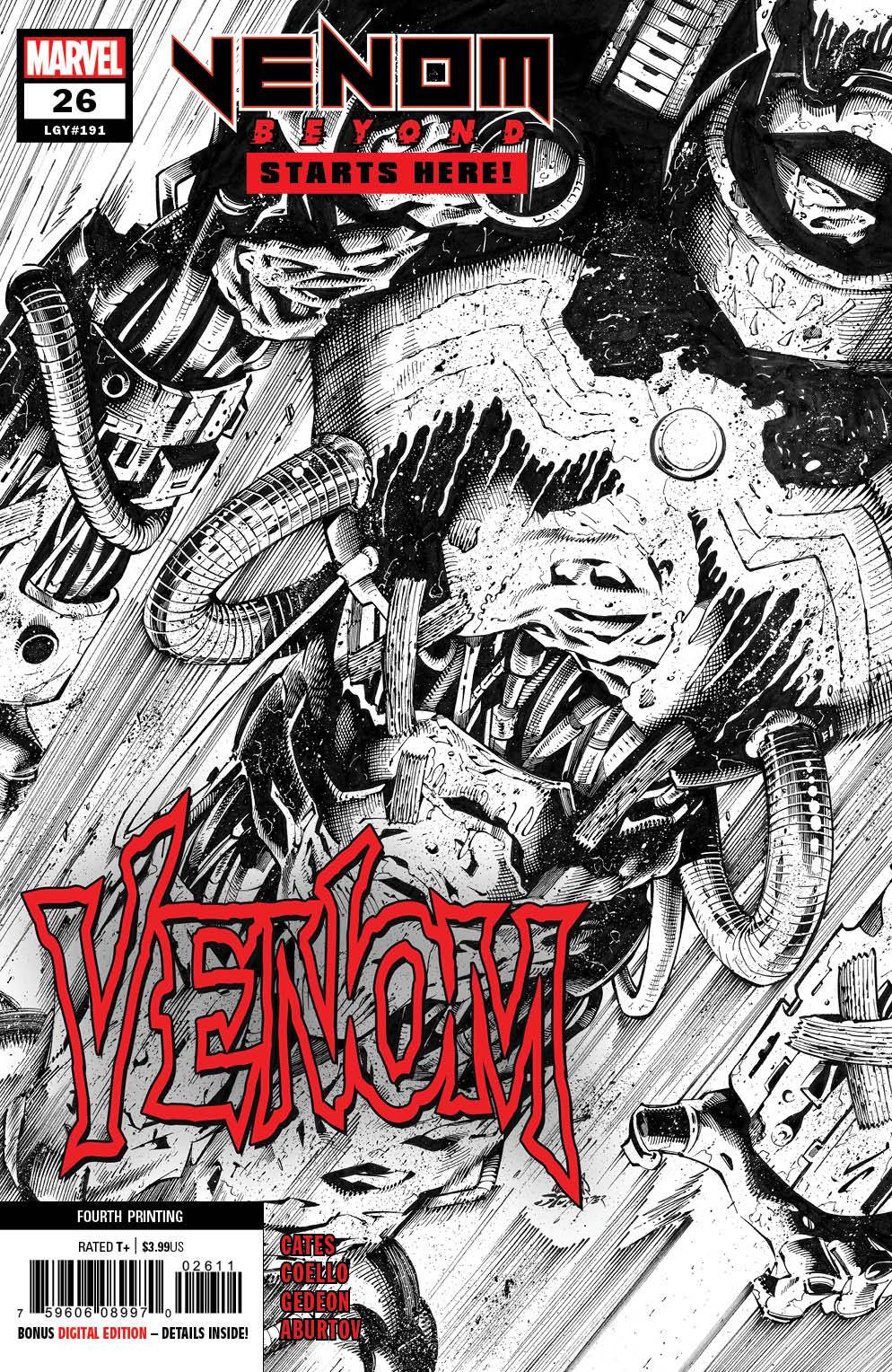 Venom (2018) #26 4th Print Coello Variant