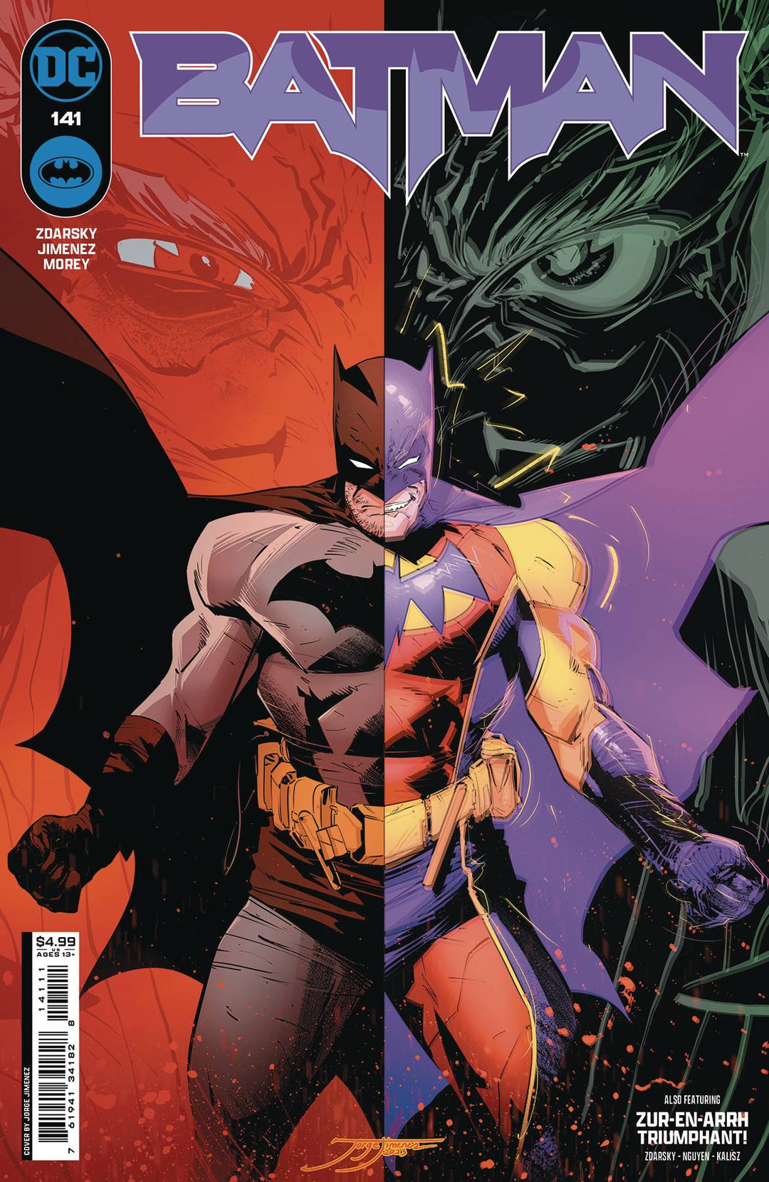 Batman (2016) #141 Cover A Jorge Jimenez (Subscription)