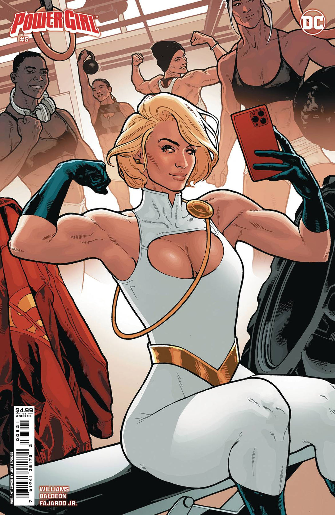 Power Girl (2023) #5 Cover B Jeff Spokes Card Stock Variant