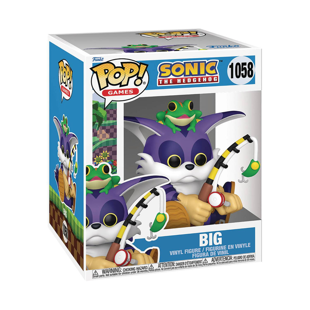 Pop Super Sonic Big The Cat W Froggy Figure