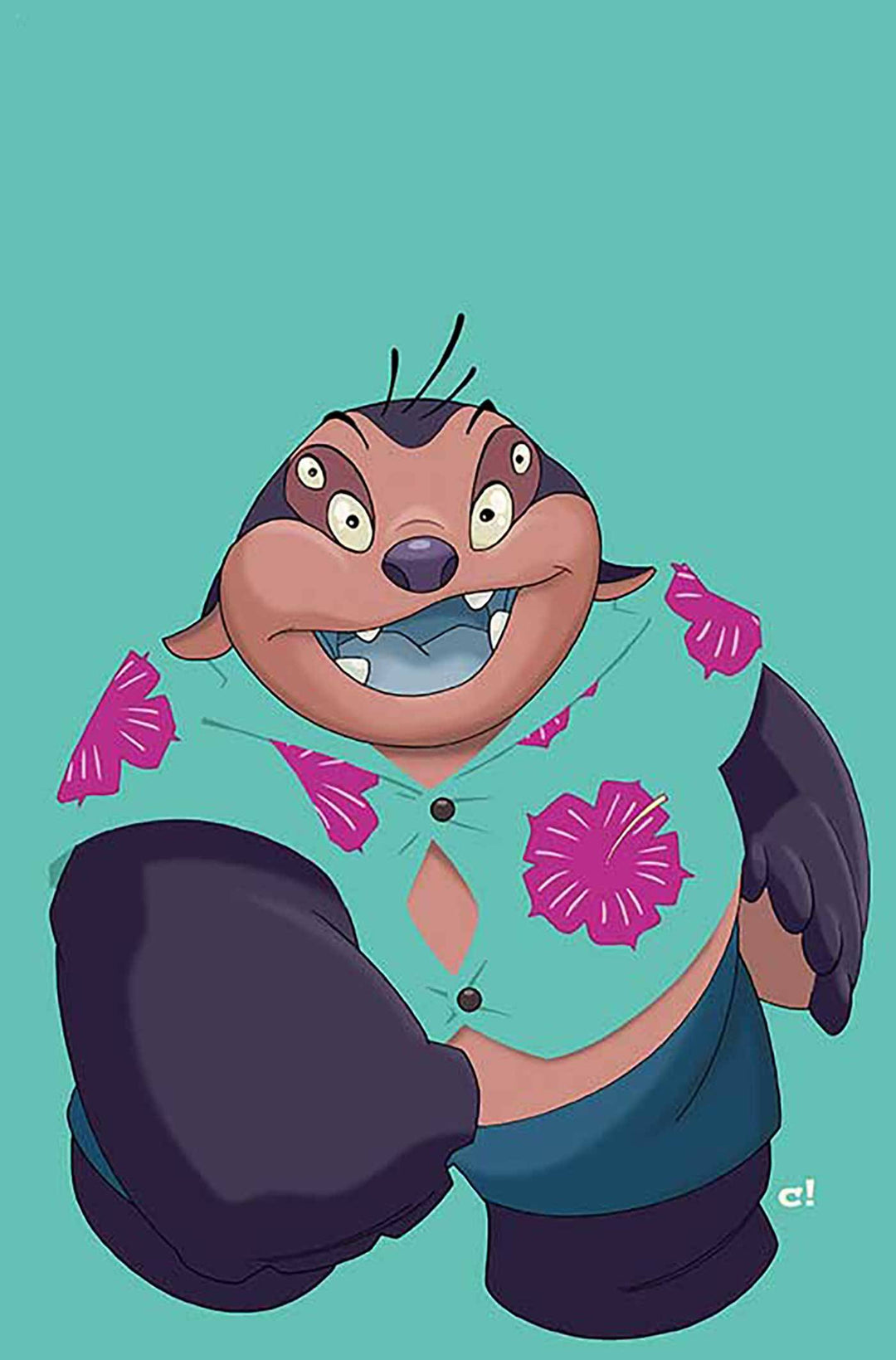 Lilo & Stitch #7 Cover E (1:7) Rousseau Color Bleed Virgin Variant Edition