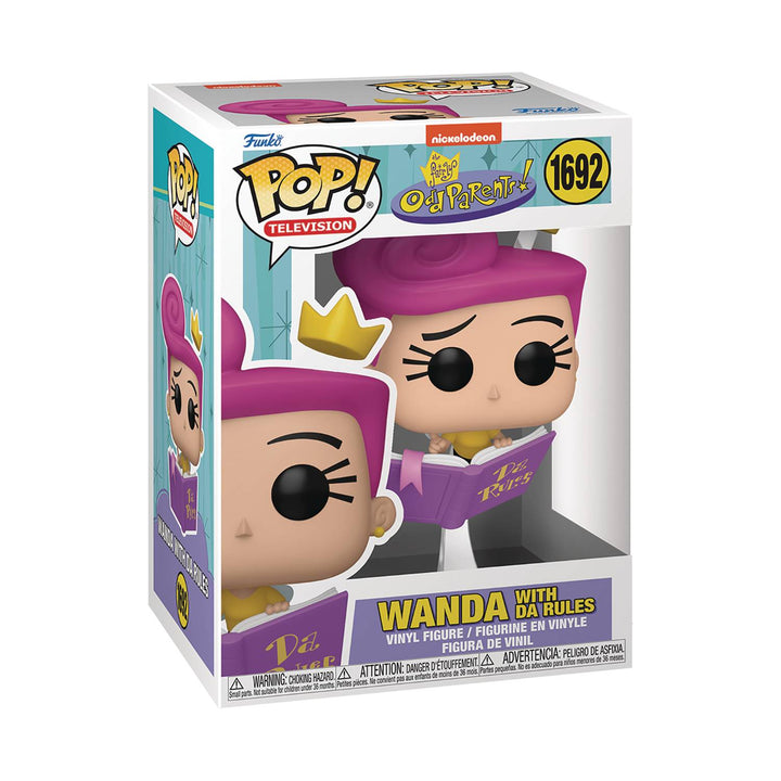 Pop Animation Fairly Oddparents Wanda W Da Rules Figure