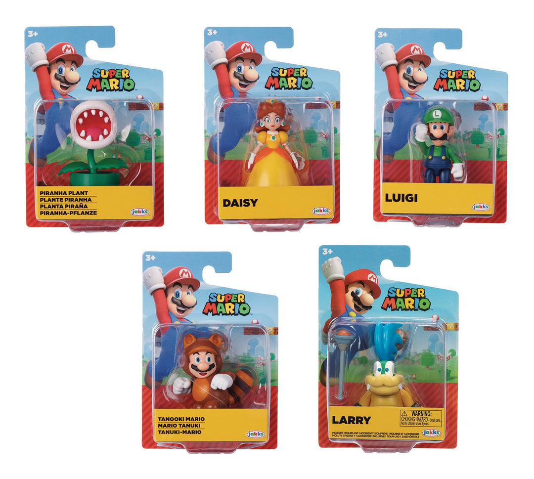 NINTENDO 2-1/2in Limited Articulation Action Figure Wv52 Assortment
