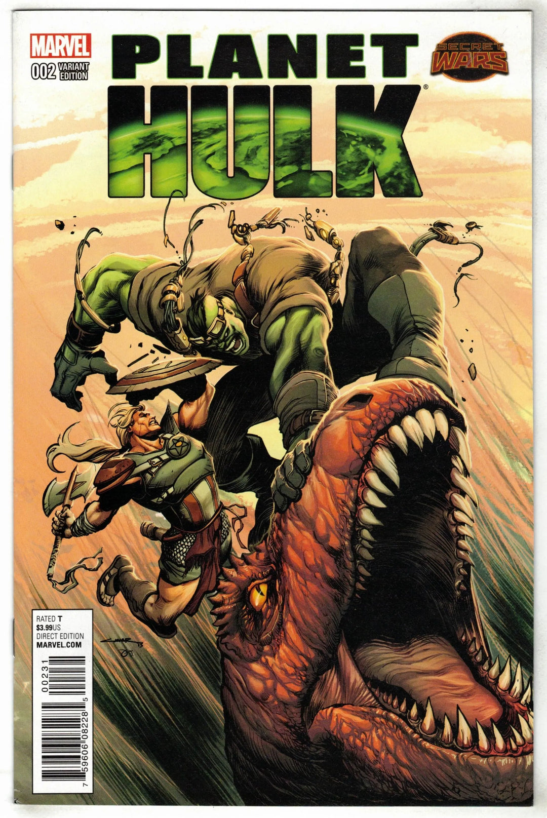 Planet Hulk (2015) #2 [Secret Wars] Variant (1:25) Edition <BINS>