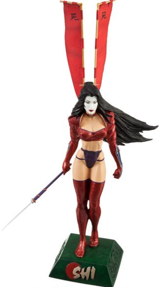 Shi Statue 1996 Exclusive 18 Inch Way of the Warrior (BROKEN BLADE)
