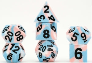 FanRoll: 16mm Resin Poly Dice Set
