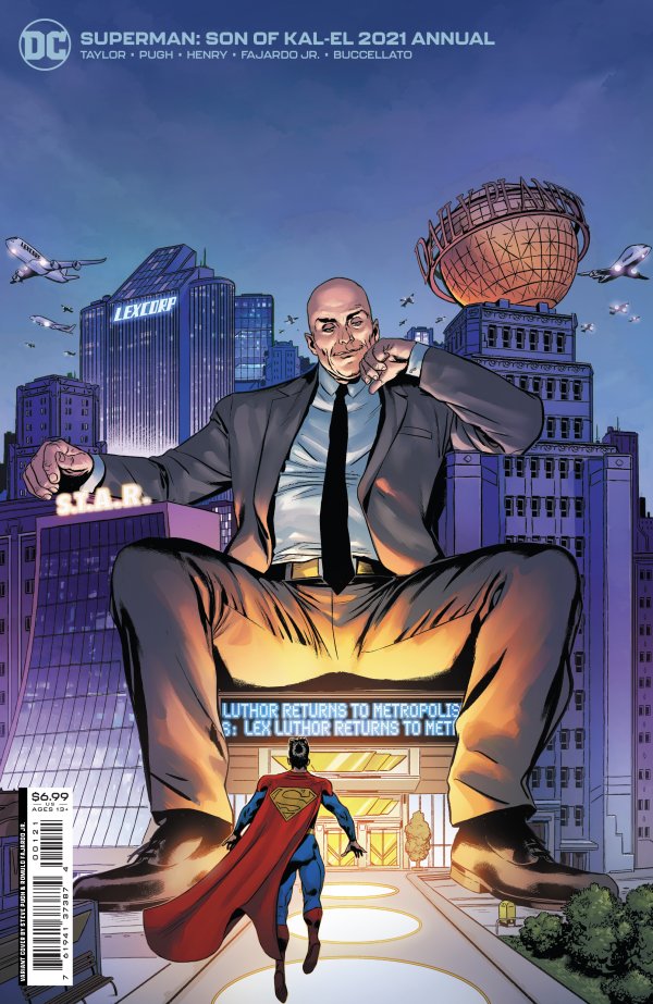 Superman Son Of Kal-El 2021 Annual #1 (One Shot) Cover B Steve Pugh Card Stock Variant <BINS> <OFC>