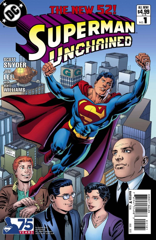 Superman Unchained (2013) #1 Jerry Ordway Variant (1:25) VF <OFC>