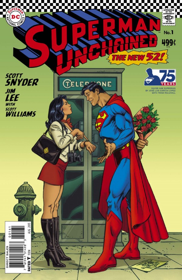 Superman Unchained (2013) #1 Jose Luis Garcia-Lopez Variant (1:50) VF <OFC>