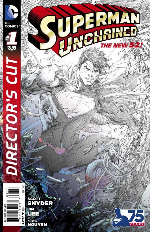 Superman Unchained Director's Cut (2013) #1 - Signed by Scott Synder VF <OFC>